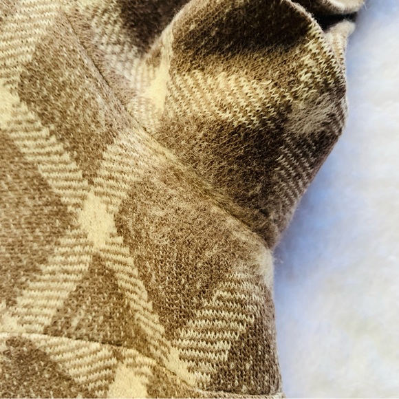 Neusteters Vintage Brown Tan Diamond Mock Neck Dress | Medium - Picture 8 of 14